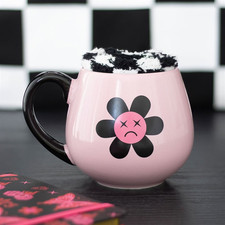Sad Flower Mug and Socks Set Ceramic Friendship Gift