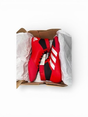 Men s Adidas Wrestling Shoes Mat Hog 2.0 Size 13 Red-White-Black