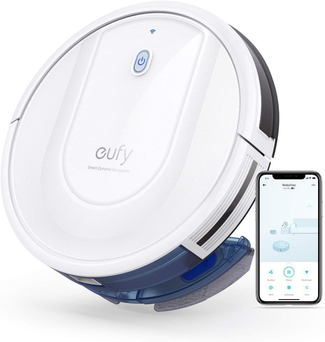 eufy by Anker RoboVac G10 Hybrid Robotic Vacuum Cleaner 2-in-1