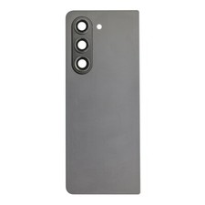 Back Glass with Camera Lens for Samsung Galaxy Z Fold5 Black Aftermarket