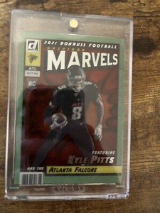 2021 Panini Clearly Donruss - Gridiron Marvels #GM-17 Kyle Pitts (RC)