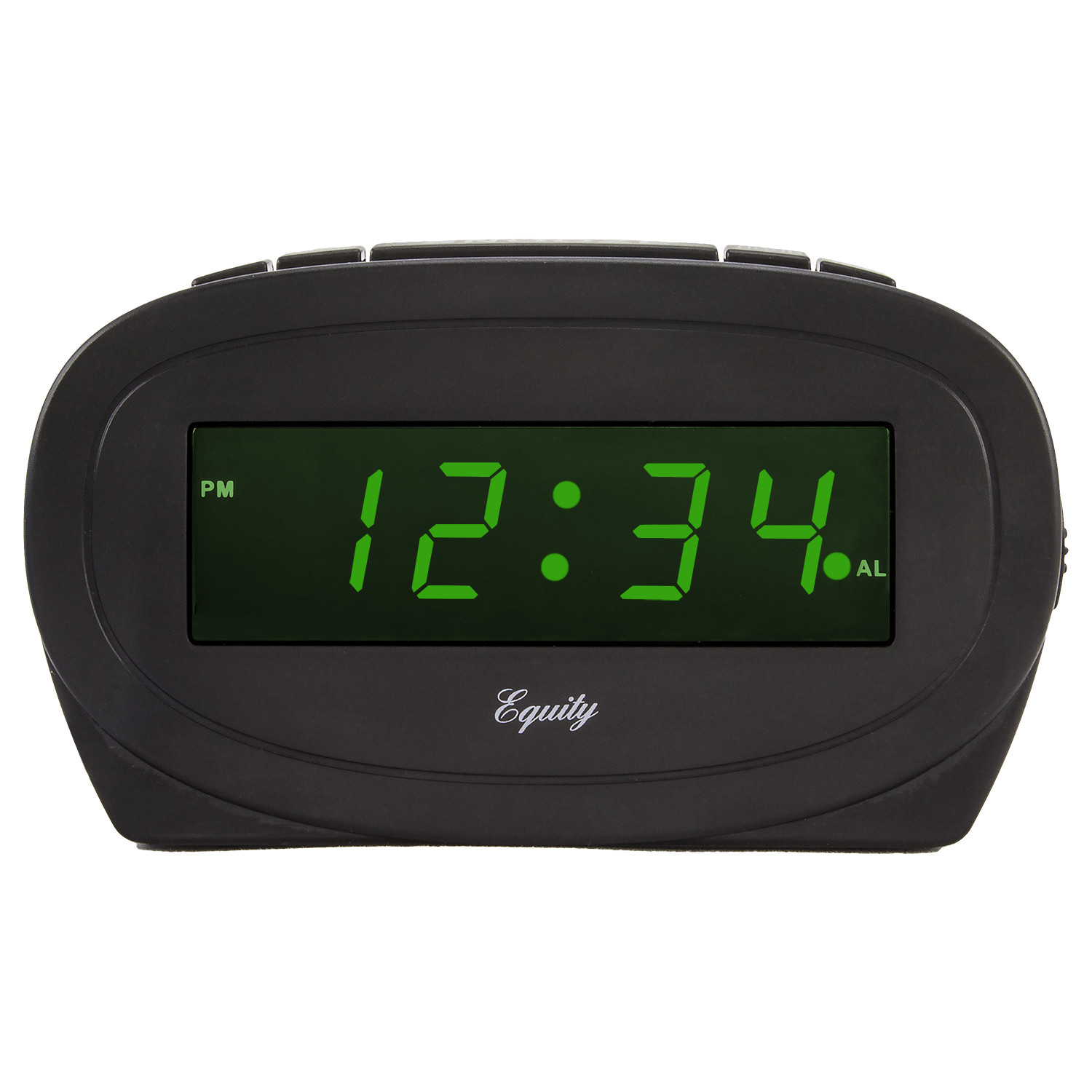 30226 Equity by La Crosse Electric 0.6" Green LED Display Digital Alarm Clock