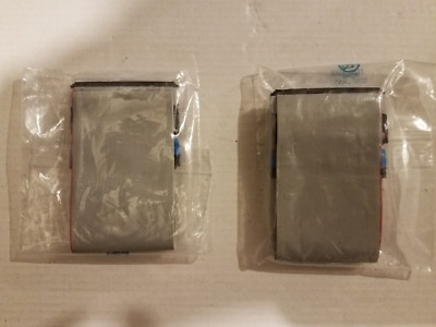 Lot of 2 x 40-pin IDE (ATA) Cable Gray, Black or Yellow