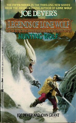 Joe Dever - Legends of Lone Wolf 5 - Hunting Wolf - US Edition - B+/A-/B+
