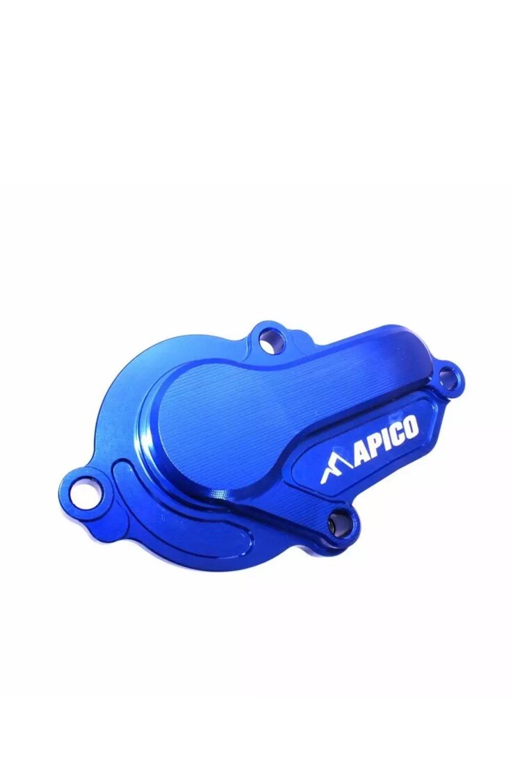 Apico Water Pump Cover Husqvarna Ktm  SX85 18-23, TC85 18-23, MC85 21-23 Blue