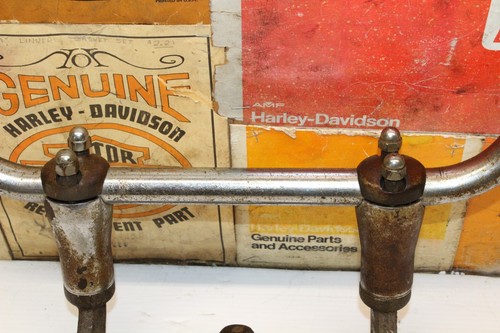 Harley Knucklehead Panhead Springer Fork Inline Handlebars Riser Clamp Flanders - Picture 4 of 20