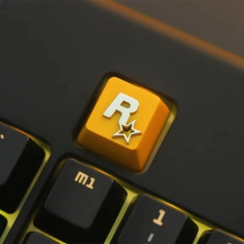 Upgrade your typing with R4 height zinc aluminum alloy mechanical keyboard keycaps for a stereoscopic feel