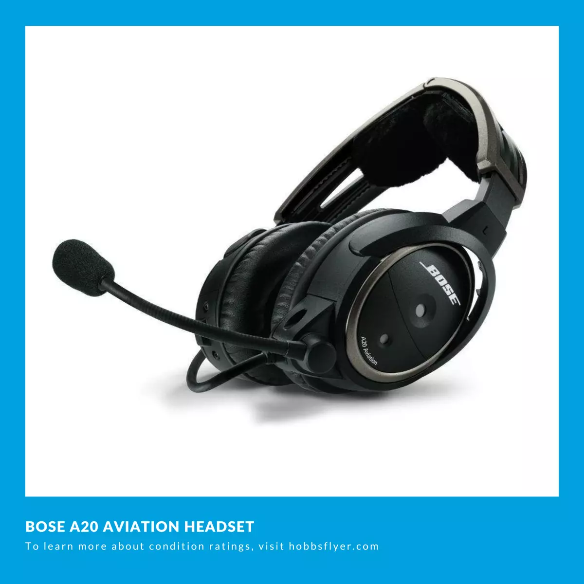 Bose A20 Aviation Headset Bluetooth Dual General Aviation G A Plug