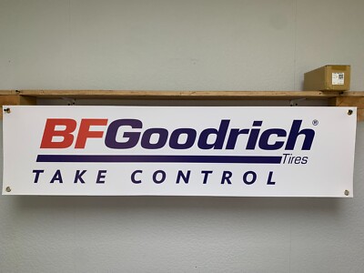 BF Goodrich Reifen Banner Werkstatt Garage Reifenmontage Bay Wand Display