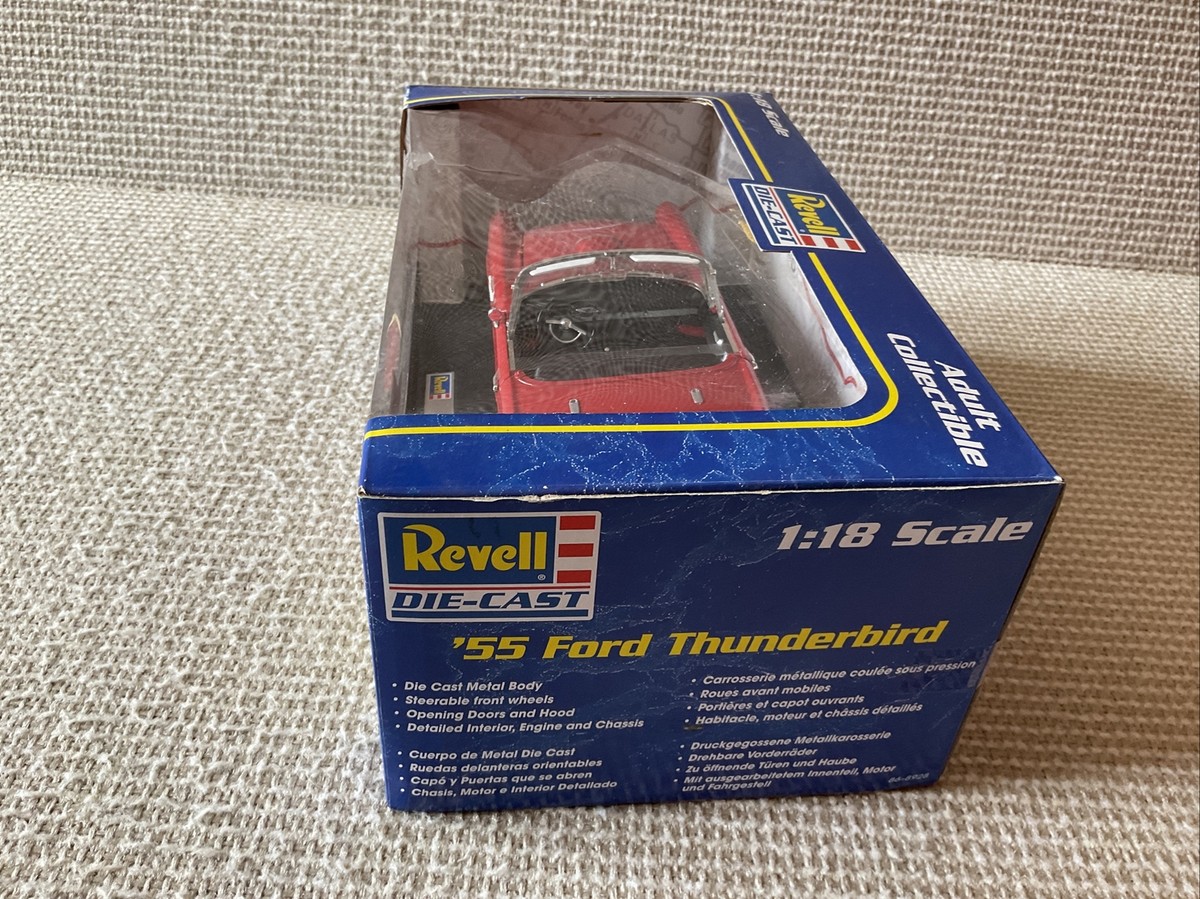 VTG Revell 1955 FORD THUNDERBIRD Convertible 1:18 Scale Red