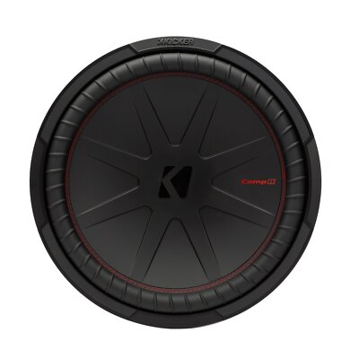 Kicker CWR12, CompR Series 12'' 2-Ohm Dual Voice Coil Subwoofer (48CWR122)