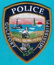 GULFPORT MISSISSIPPI POLICE SHOULDER PATCH