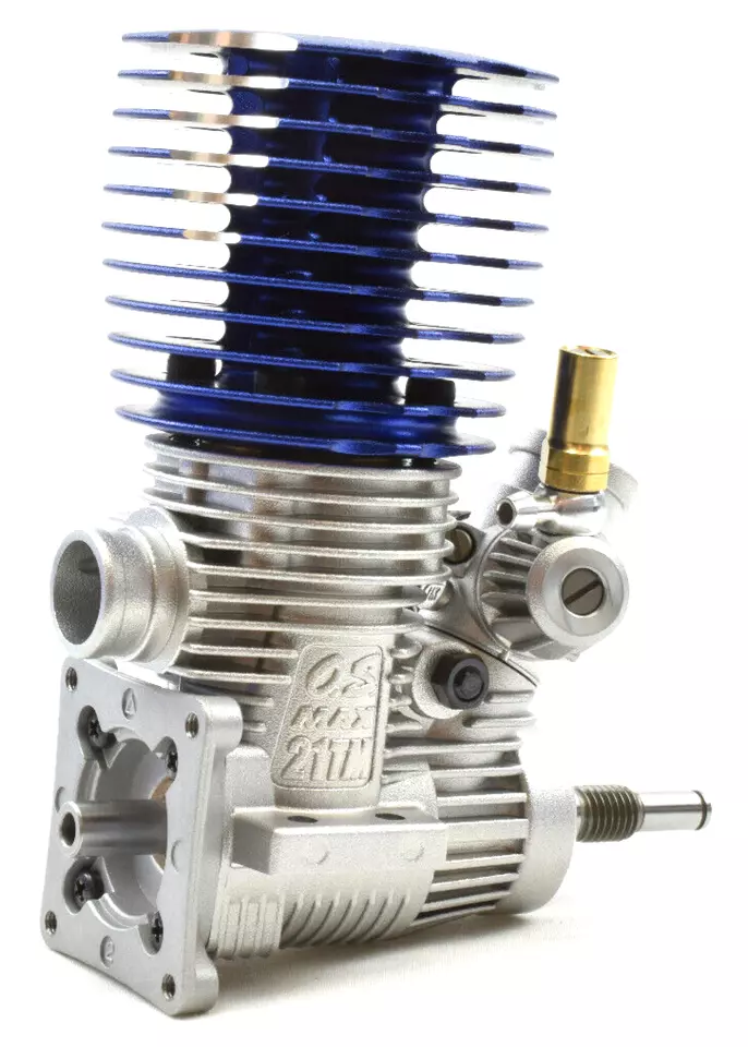 OS Engines MAX-21TM W/ 11K Carb & T-Maxx Manifold RC Nitro 2 Stroke Engine 12240 - Image 3 of 4