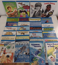 30 leveled Readers Children Books LOT Reading Homeschool Harcourt Grade 6