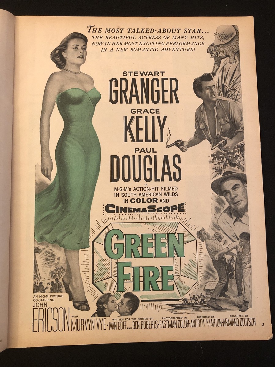 1955 SCREEN STORIES  GRACE KELLY マガジン 1955 OCTOBER SCREEN MAGAZINE - GRACE KELLY FRONT COVER - E