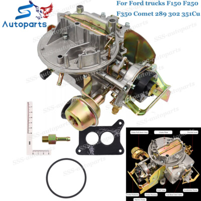 2 Barrel Motorcraft 2150 Carb For Ford Trucks F150 F250 F350 Comet 289 302 351Cu - Foto 5