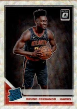 2019-20 Optic Fanatics Silver Wave #177 Bruno Fernando Atlanta Hawks Rookie