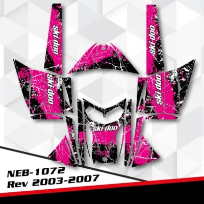 #ad WRAP KIT FOR SKI DOO REV MXZ SUMMIT GSX GTX EXPEDITION 2003 to 2007 NEB 1072 $199.00