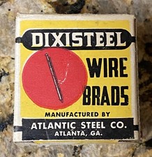 Vintage Dixisteel wire brad 5/8” x 20 Atlantic Steel Co. NOS
