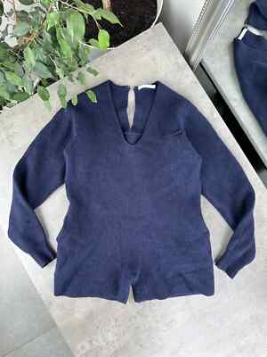 Helmut Lang Wool Jumpsuit Women`s Size M