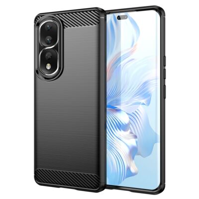 Handyhülle Schutz Case für Honor 90 Pro Cover Bumper Etuis Carbon Backcover Neu
