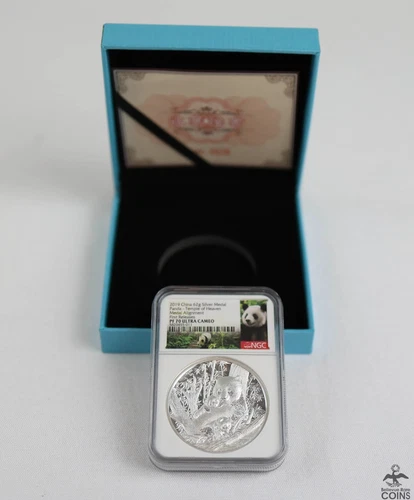 2019 China Temple of Heaven .999 Silver 62g PANDA Medal NGC PF70 Ultra Cam w/OGP