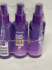 3 Bottles Aussie 4.2 Oz Gloss-ified With Australian Ginger Glossing Spritz
