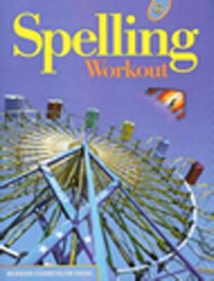 SPELLING WORKOUT LEVEL G PUPIL EDITION - Paperback - GOOD