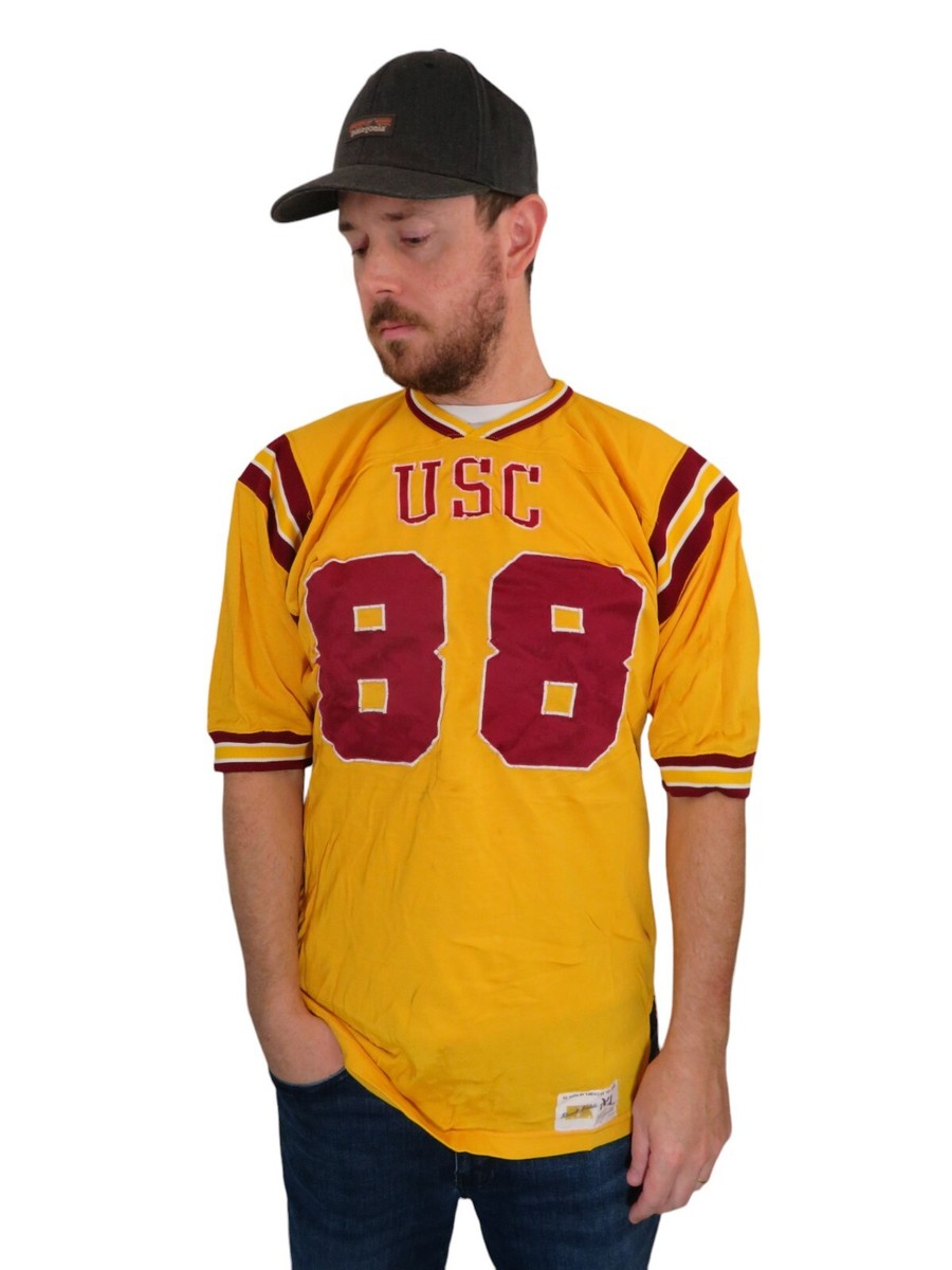 Vintage 70s Game Worn Authentic USC Trojans Football Jersey Mens