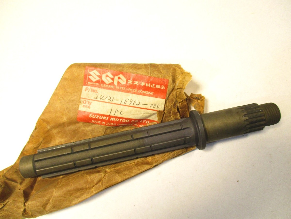SUZUKI ALT125 LT125 NEW OEM TRANSMISSION DRIVE SHAFT ALT LT 125