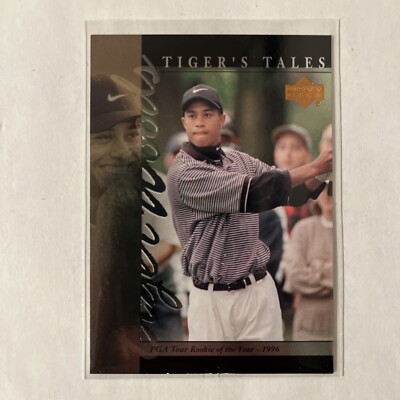 2001 Upper Deck - Tiger's Tales #TT14 Tiger Woods (RC)
