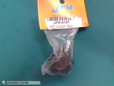 NEW Clutch Bell 15t Ventilated Suit 1/8 JPM part #JPM-015T
