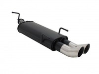 Novus Sport-Auspuff EndschalldäMpfer+Abe 2X76Mm Duplex FüR Opel Vectra B-B/J96