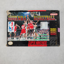 Tecmo Super NBA Basketball Super Nintendo SNES ORIGINAL Empty Box  Booklet