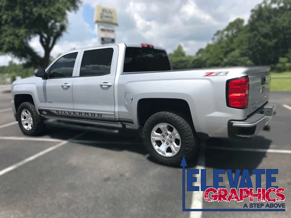 Fits Chevy Silverado Stripes Rocker One Vinyl Graphics Decals Sticker 1999-2026 - Изображение 4 из 4