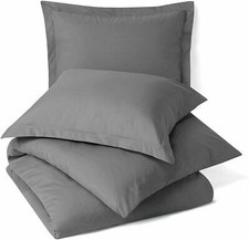 1800 Count Solid Ultra Soft Smooth Cooling Luxury Microfiber Pillow Gray