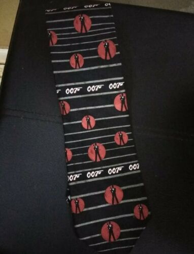 RM Style 007 James Bond Silk Tie 1995 - Afbeelding 1 van 4