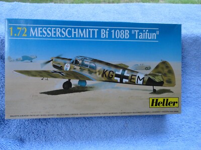Maquette Avion HELLER 1/72 Messerschmitt BF 108 B Taifun - Neuf, Jamais Monté