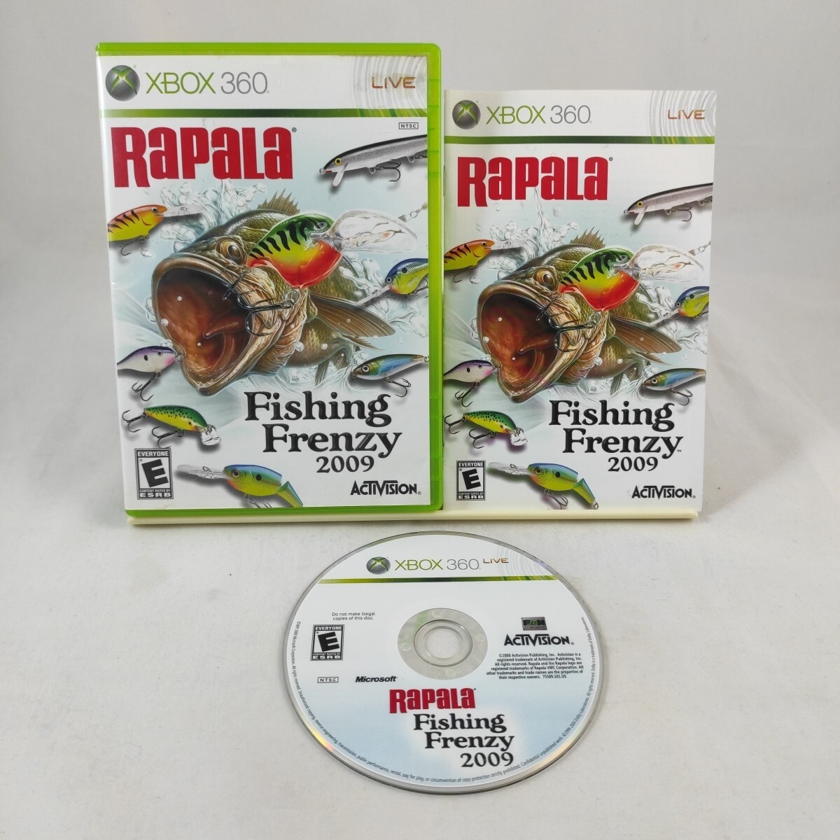 RAPALA FISHING FRENZY 2009 Xbox 360 NTSC / USA - CAN Version game