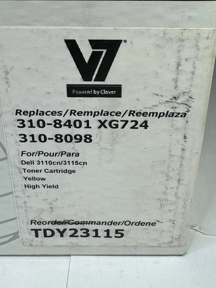 CARTUCHO DE TÓNER V7 TDY23115 para DELL 3110cn/3115cn Foto 2 de 4