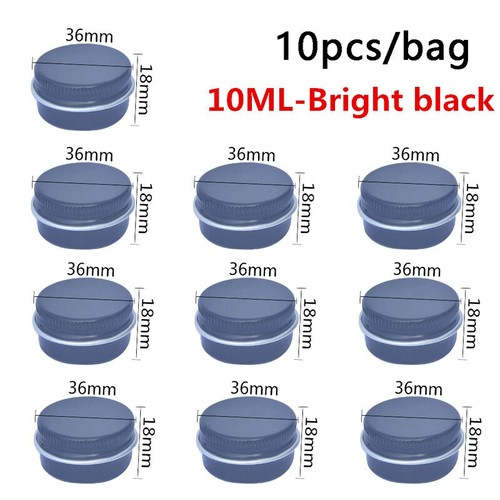 10pcs Empty Aluminum Tin Jar Cans 5ML/10ML/15ML For Cream Cosmetic Balm Candle - Picture 9 of 35