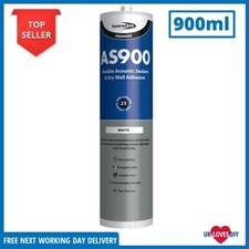 Bond It AS900 Acoustic Sealant White Reduce Noise Transmission 900ml