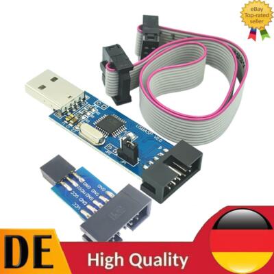 USBASP USBISP AVR Programmierer ISP USB ASP ATMEGA8 ATMEGA128 (gerade und Platin