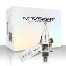 NOVSIGHT H1 LED Fog Driving Light Bulbs 160W Kit Super Bright 6500K White Beam