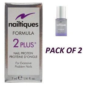 Nailtiques Nail Protein Formula 2 Plus Treatment - 0.25oz (2 Pack)