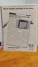 ROSS GUITAR AMPLIFIERS VINTAGE GUITAR ORIGINAL PRINT AD  11 X 8.5    B2