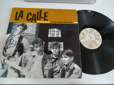 La Calle Mucho Camino Por Andar 1992 DRO Firmado a Mano LP Vinilo 12'' VG/VG 2T
