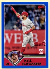 2023 Topps Archives Kyle Schwarber baseball card #289 Philadelphia Phillies