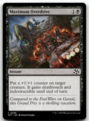 Maximum Overdrive #96 MTG Aetherdrift NM X1