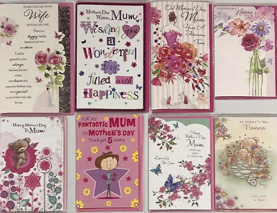 Muttertagskarten Mama Mutter Mama Nan Nanna mit Liebe Grußkarte Geschenk 